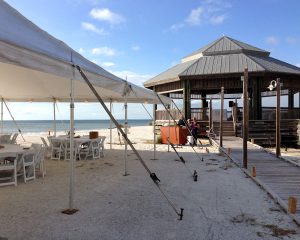 Tent and Gazebo at Lovers Key