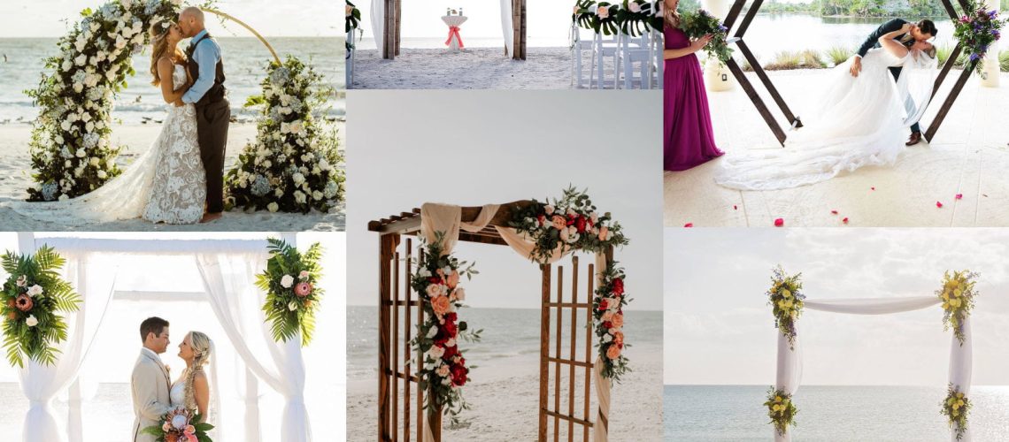 The Best Beach Wedding Ceremony Arches: Incorporating Unique Style with Functional Decor