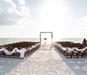 Lovers Key Wedding Ceremony Setup